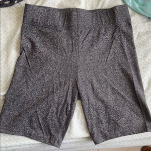 Grey Biker Shorts